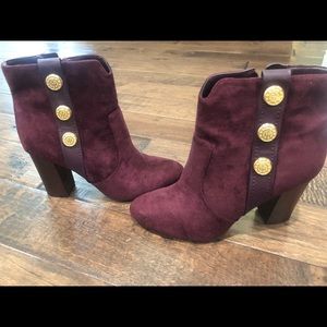 Tommy Hilfiger Burgundy boots